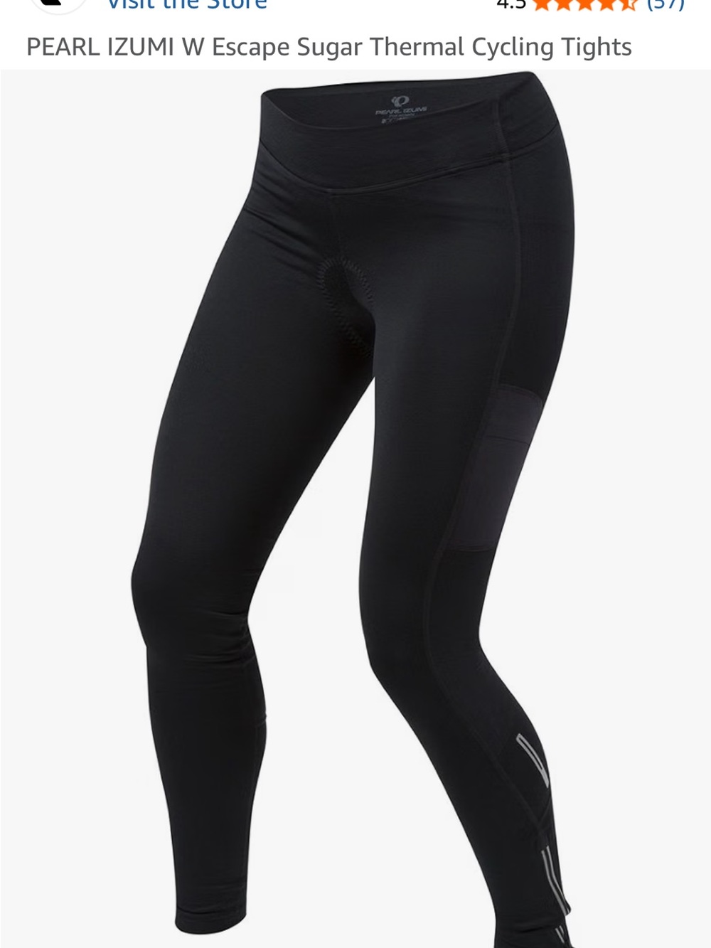 Pearl Izumi Women's Black Thermal Cycling Leggings